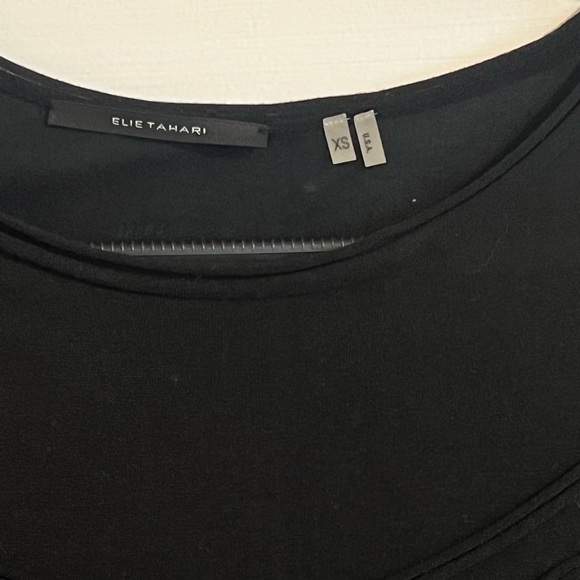 #57 ELIE TAHARI • BLACK TOP - Picture 3 of 4
